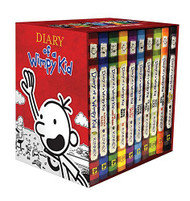 Diary Of A Wimpy Kid Box Of Books 1-8 by Jeff Kinney