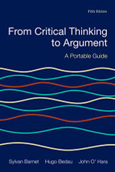 From Critical Thinking To Argument - Sylvan Barnet