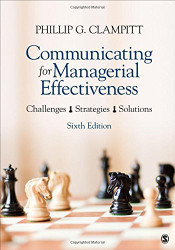 Communicating For Managerial Effectiveness