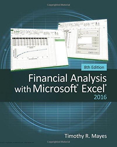 Financial Analysis With Microsoft Excel