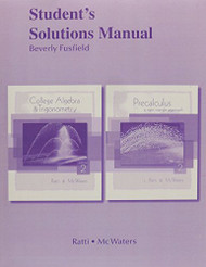 Student Solutions Manual For College Algebra And Trigonometry/Precalculus