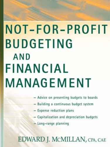 Not-For-Profit Budgeting And Financial Management