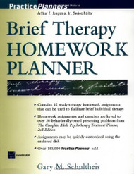 Adult Psychotherapy Homework Planner