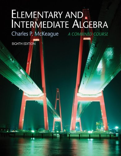 Elementary And Intermediate Algebra