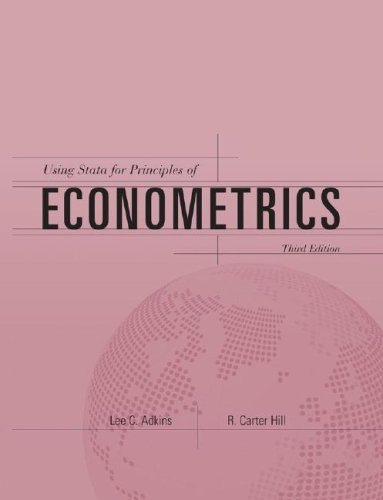 Using Stata For Principles Of Econometrics