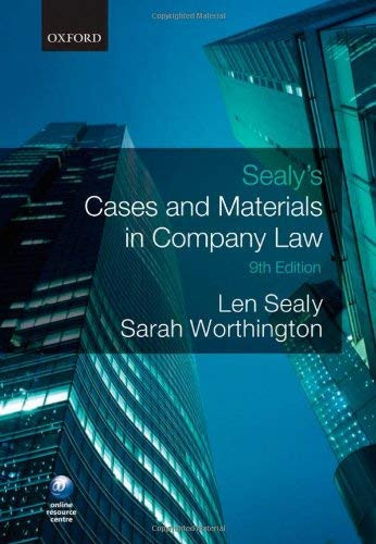 Sealy and Worthington's Company Law