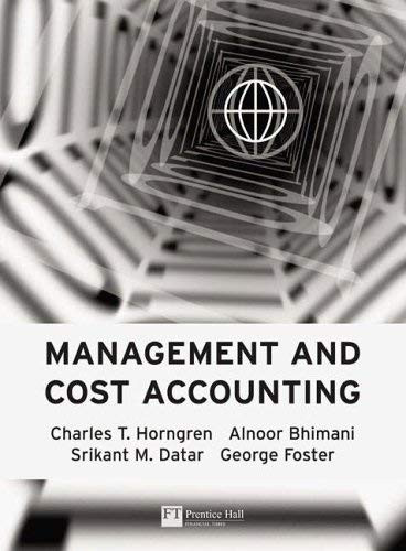 Management And Cost Accounting