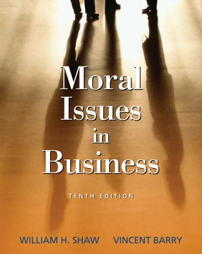 Moral Issues In Business