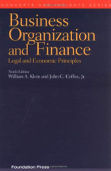 Business Organization And Finance