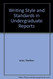 Writing Style And Standards In Undergraduate Reports