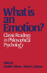 What Is An Emotion?