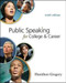 Public Speaking For College And Career