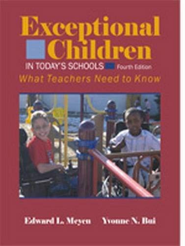 Exceptional Children In Today's Schools