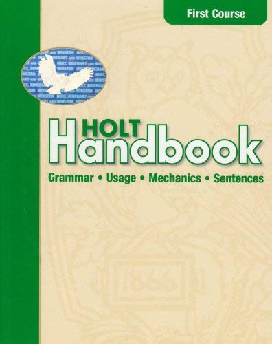 Handbook Student Edition First Course