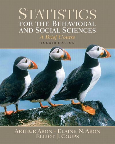 Statistics For The Behavioral And Social Sciences