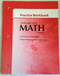 McDougal Littell Middle School Math: Practice Workbook Course 1
