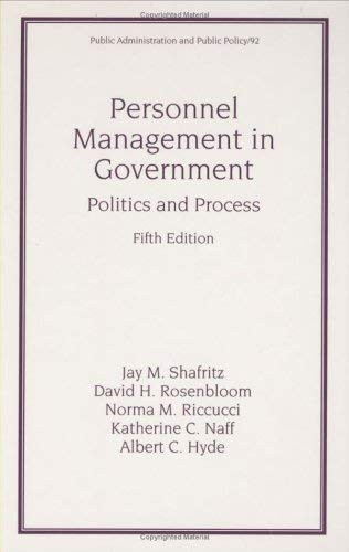 Personnel Management In Government