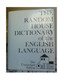 Random House Dictionary Of The English Language The Un