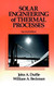 Solar Engineering Of Thermal Processes