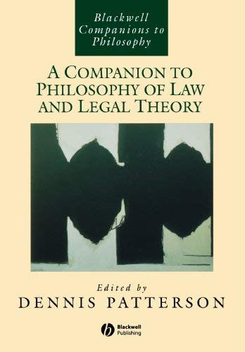 Companion To Philosophy Of Law And Legal Theory