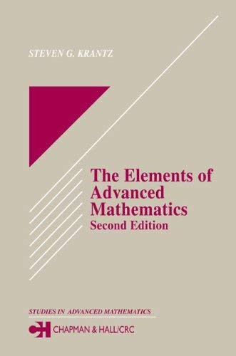 Elements Of Advanced Mathematics