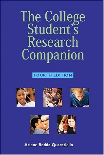 College Student's Research Companion