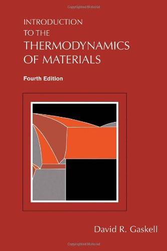 Introduction To The Thermodynamics Of Materials