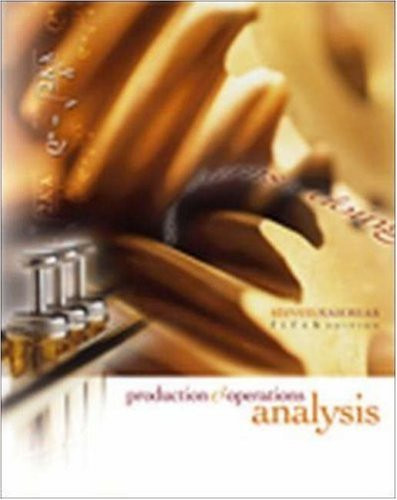 Production And Operations Analysis