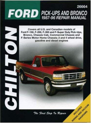 Chilton's Ford Pick-Ups And Bronco 1987-96 Repair Manual