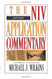 Niv Application Commentary