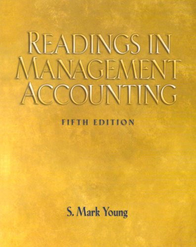 Readings In Management Accounting