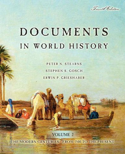 Documents In World History Volume 2