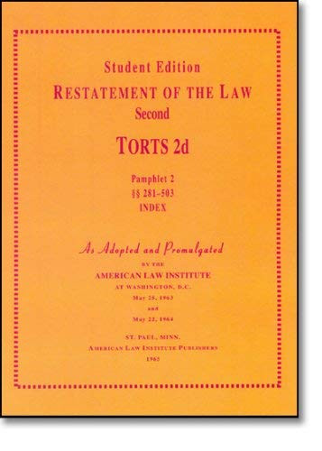 Concise Restatement Of Torts