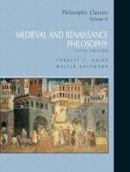Philosophic Classics Volume 2 Medieval And Renaissance Philosophy