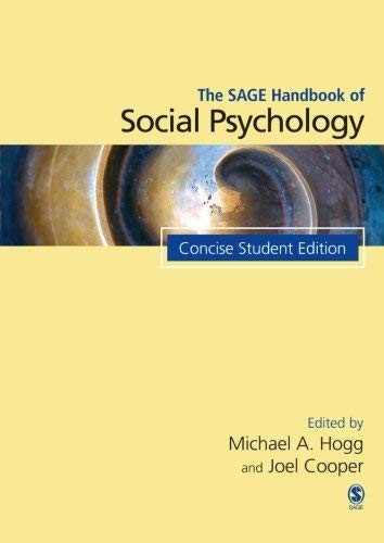 Sage Handbook Of Social Psychology