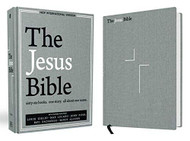 Jesus Bible NIV Edition Cloth over Board Gray Linen