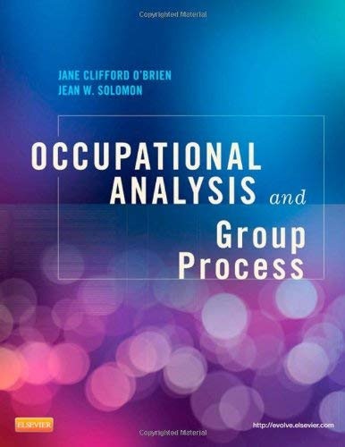 Occupational Analysis And Group Process