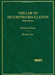 Law Of Securities Regulation