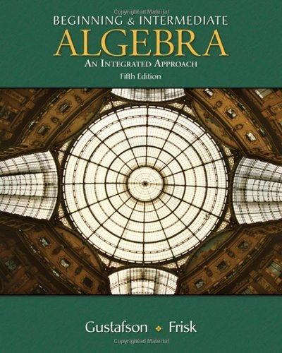 Beginning And Intermediate Algebra