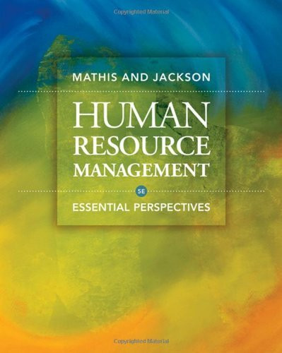 Human Resource Management Essential Perspectives