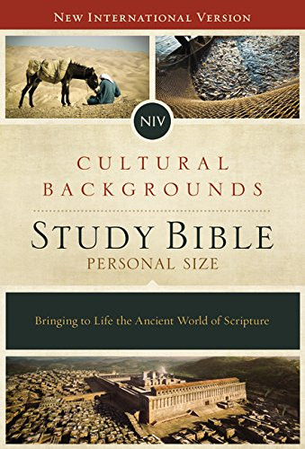 NIV Cultural Backgrounds Study Bible Personal Size Red Letter Edition