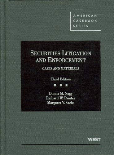 Securities Litigation And Enforcement