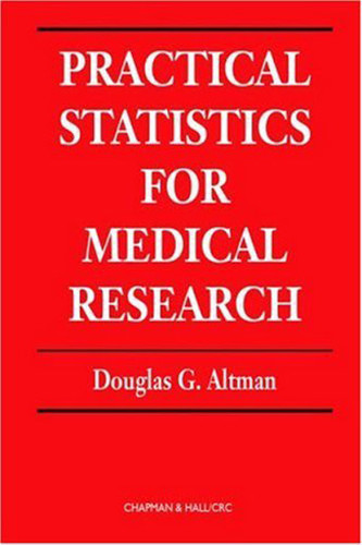 Practical Statistics For Medical Research