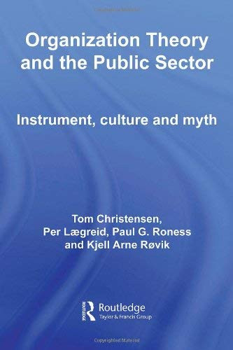 Organization Theory And The Public Sector