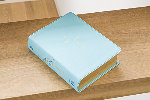 Jesus Bible NIV Edition Leathersoft Blue