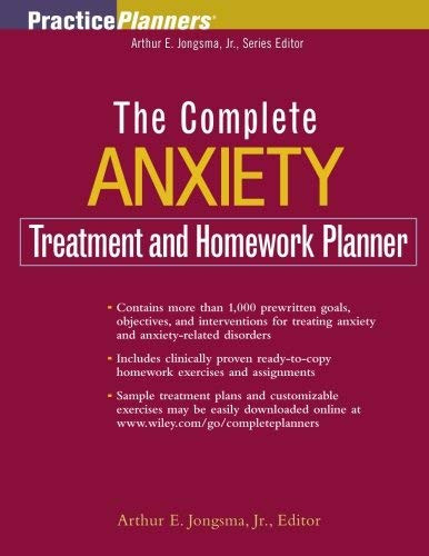Complete Anxiety Treatment And Homework Planner