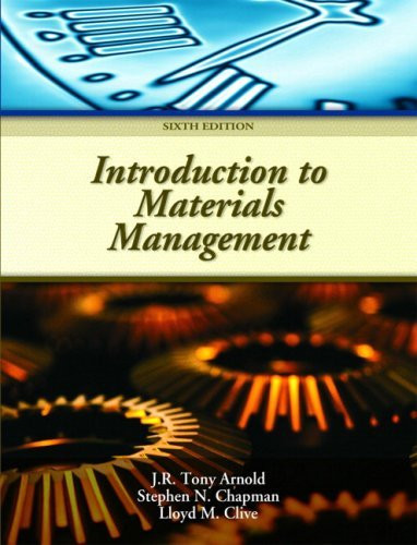 Introduction To Materials Management