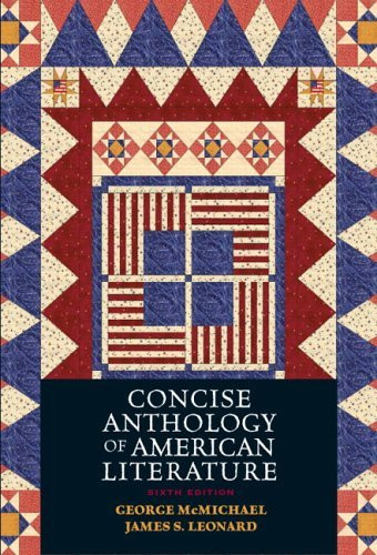 Concise Anthology Of American Literature