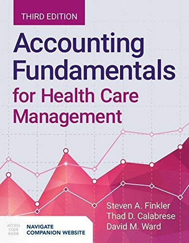 Accounting Fundamentals For Health Care Management