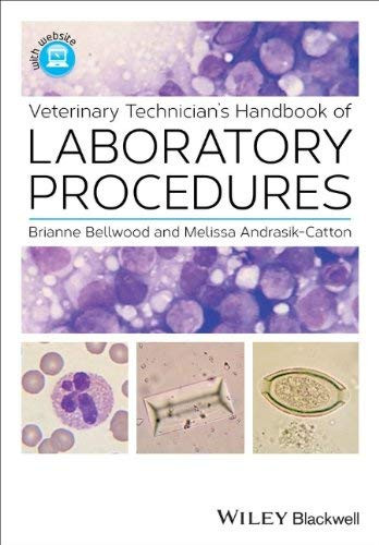 Veterinary Technician's Handbook Of Laboratory Procedures